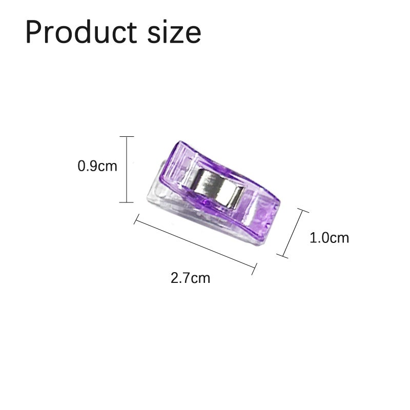 GDMINLO 100 Pack Multipurpose Sewing Clips for Quilting and Crafts with Tin Box, Assorted Colors - Image 2